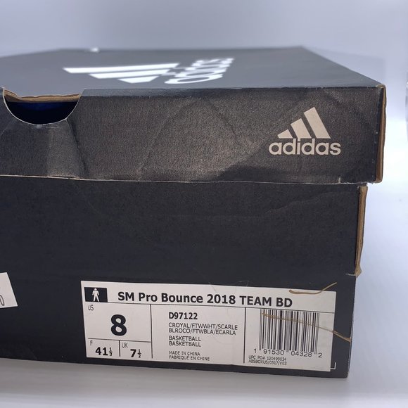 NEW Adidas SM Pro Bounce 2018 Kansas Jayhawks